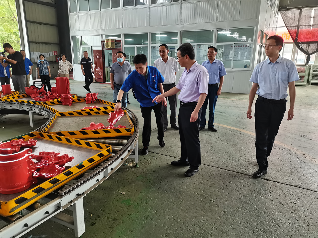 安慶市?大常委會領導一行來我司調研