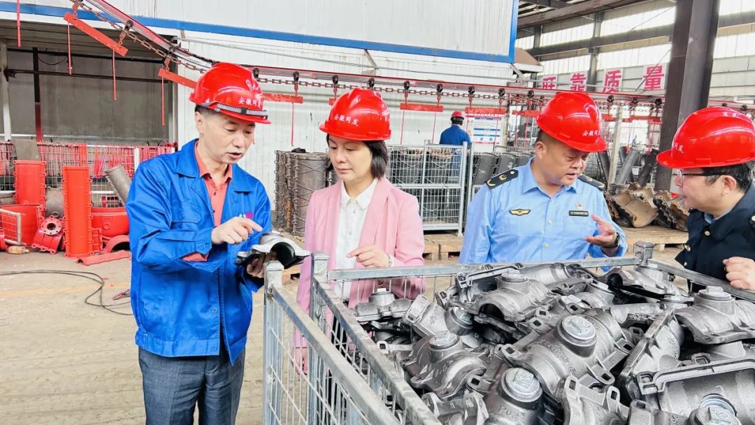 市場監(jiān)管局黨組書記、局長焦玲帶隊赴我司調(diào)研回訪